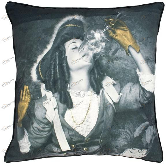 Mineheart Квадратная подушка из бархата Air is not enough Acc/187