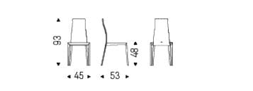 Кожаный стул Cattelan italia KAY ARCH-00099186 - Вид №2