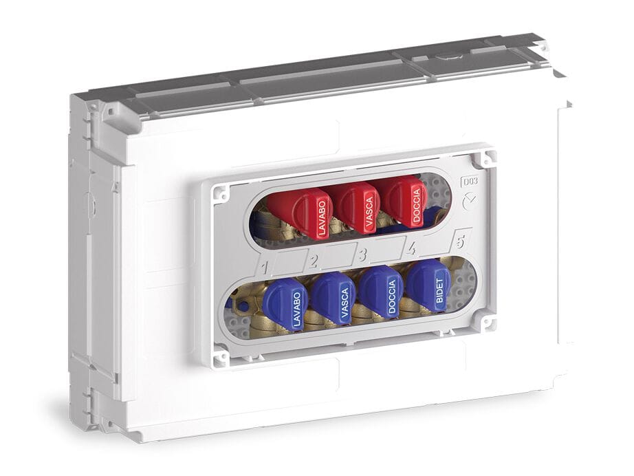 4 + 3 и 5 + 4 выхода утопленный мульти-перехват санитарный коллектор комплект TECO K4 ARCH-00118506