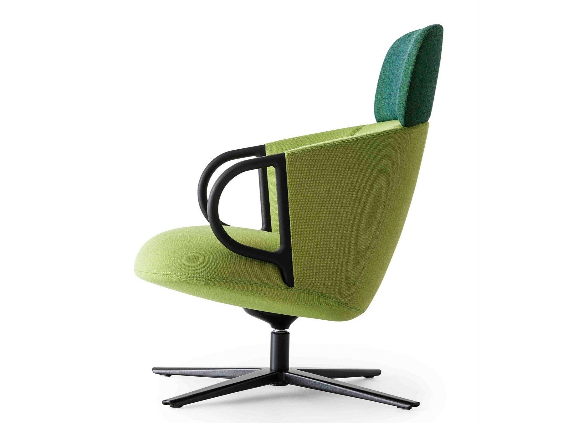 4-спицевое кресло из ткани с высокой спинкой GABER Cucaracha ARCH-00033551 - Вид №6