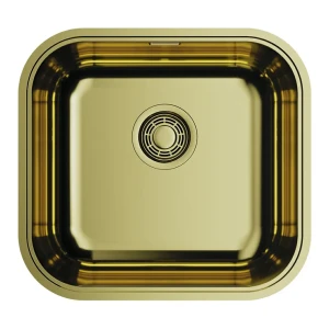 98299036 Интегрированная мойка Omoikiri Omi 44-U/IF-AB 44.5x41.5см из нержавеющей стали/латунь STLM-1532846