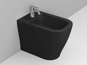 Керамическое напольное биде с переливом