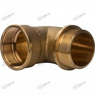 Угольник ВН с упором 2 1/2" латунь STOUT SFT0015000212