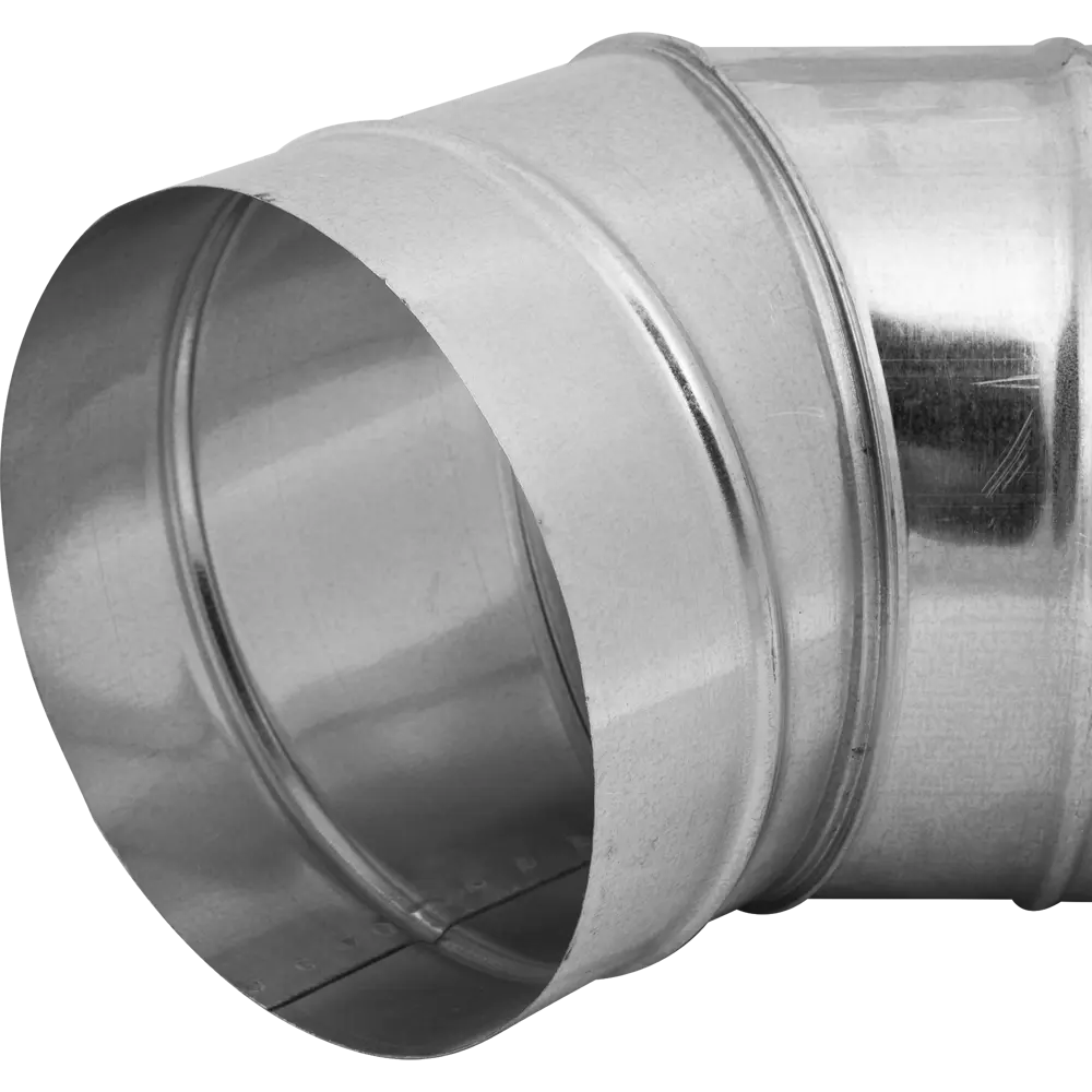 Отвод для круглых воздуховодов Ore D200 мм 45 градусов металл STLM-2168240 - Вид №3