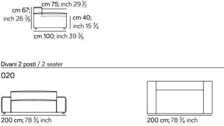 AMURA Диван из ткани Davis Am004.020+001 - Вид №4