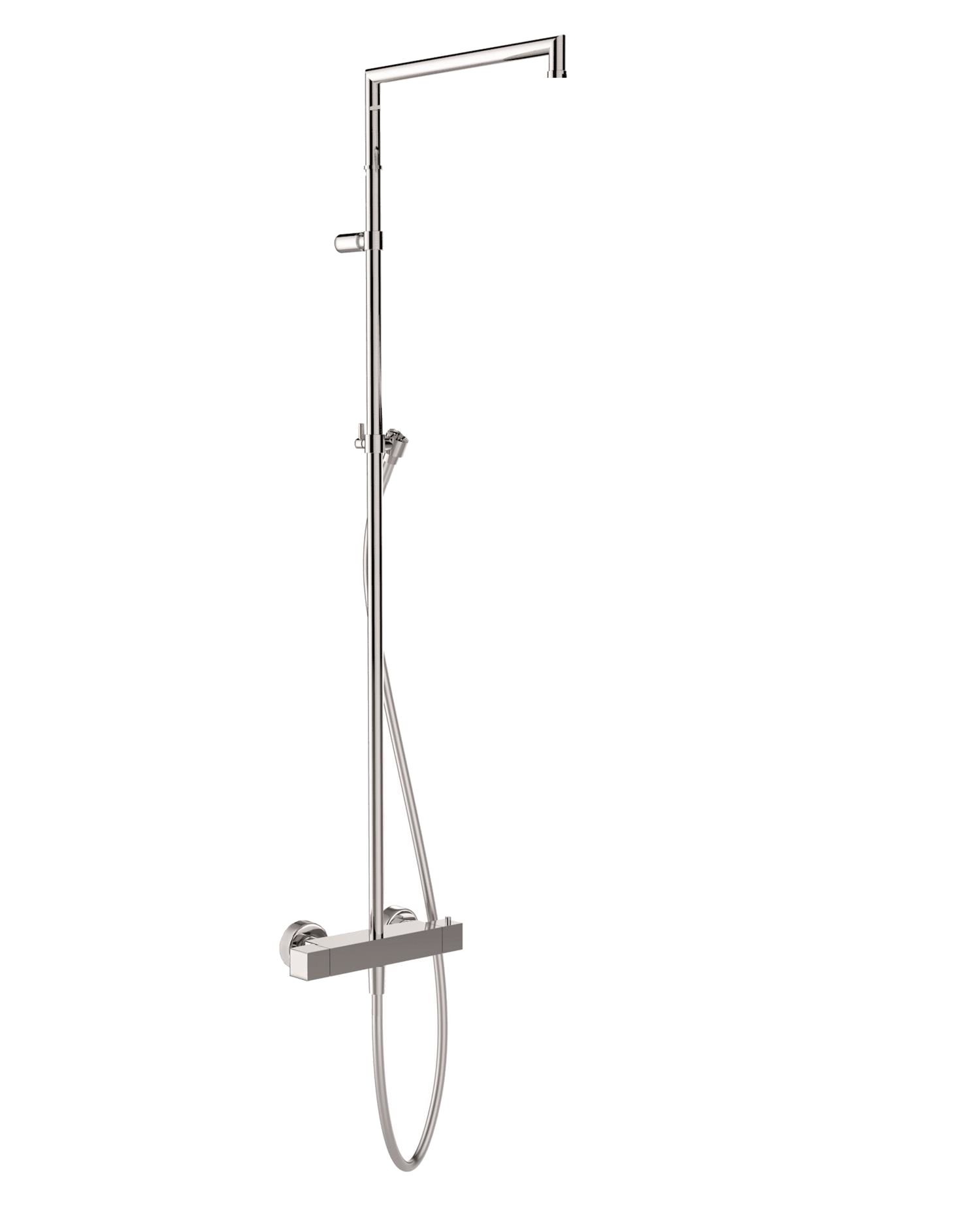 00-0220E-CR CARIMALI Душевая стойка Extreme Square телескопическая одинарная 