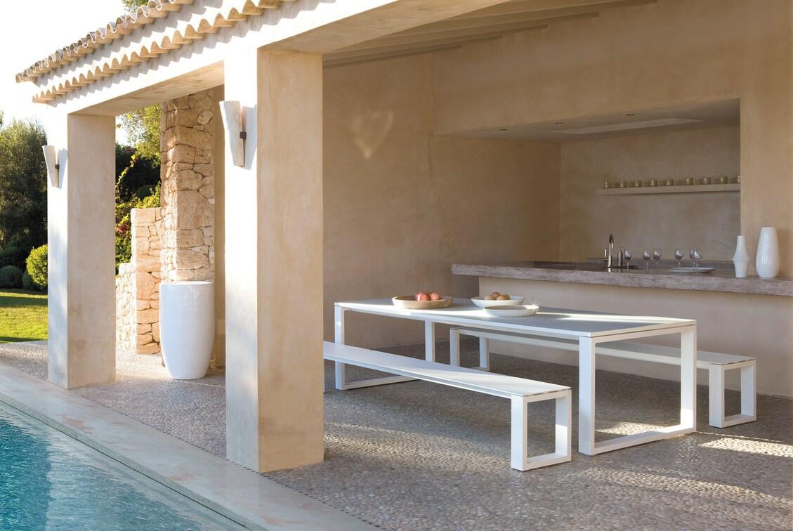 MNST487 Обеденный стол pa lava ⌀148см Manutti Fuse - Вид №4