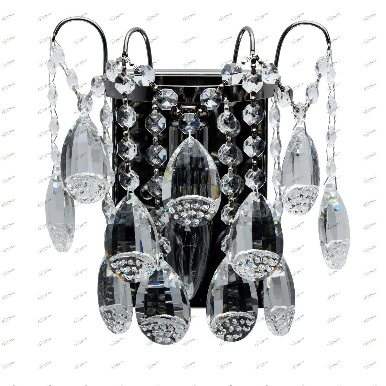 Бра настенное серебристое хром De Markt City "Бриз" 464029101 DE MARKT БРИЗ 00-3929851 Хром