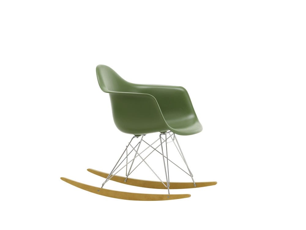 Мягкое тканевое кресло-качалка с подлокотниками VITRA Eames Plastic Chair ARCH-00023828 - Вид №205