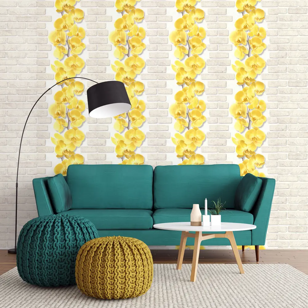 Обои виниловые Аспект Ру Орхидея желтые 0.53 м 10107-23 STLM-2038134 - Вид №2