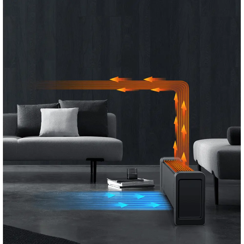 Конвектор электрический Viomi Smart Heater Pro 2 с электронным термостатом 2200 Вт цвет графит STLM-2059170 - Вид №2