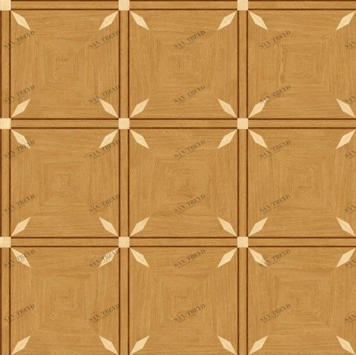 Художественный паркет Da Vinci Щитовой 26-237 Дуб (Гладкая) 500х500 мм 26010237