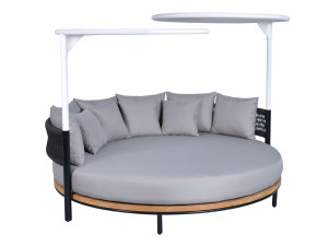 Ткань круглая Садовая кровать с солнцезащитным козырьком