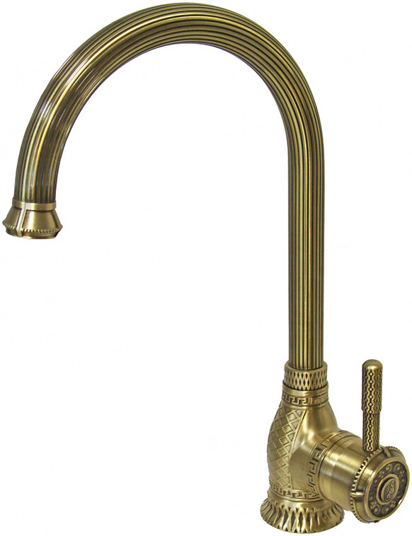 Смеситель ZorG Antic A 206K-BR для кухонной мойки, бронза