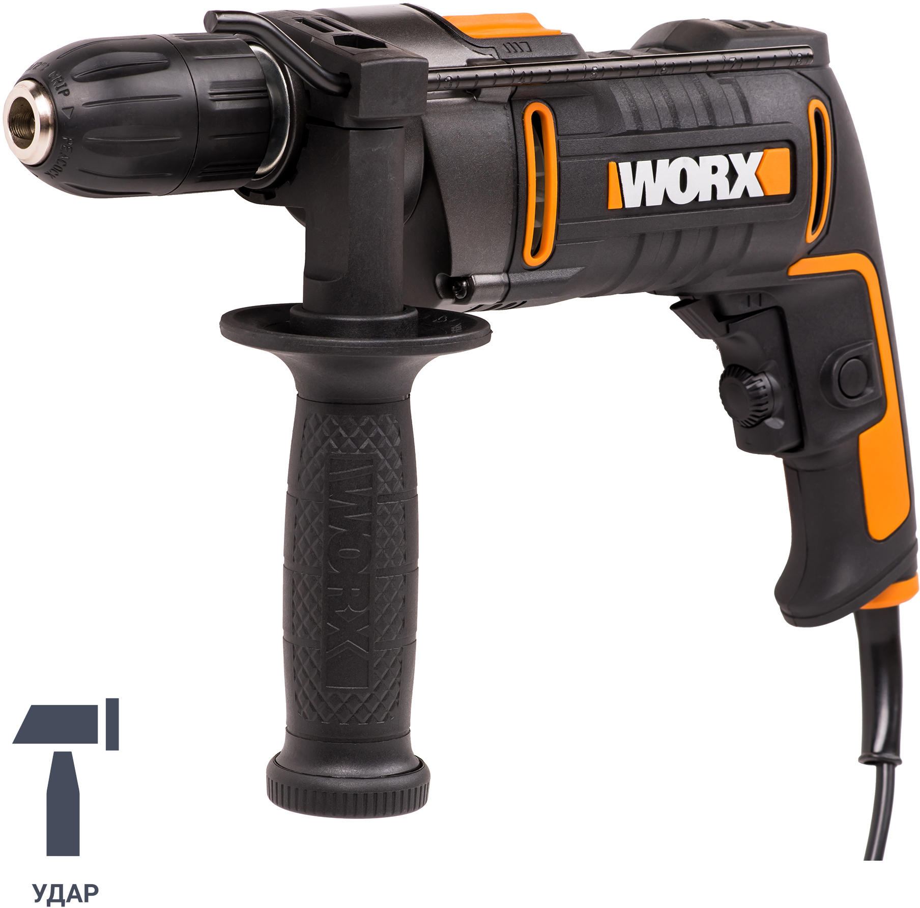 84049171 Дрель сетевая ударная WT322.1, 810 Вт STLM-0046464 WORX
