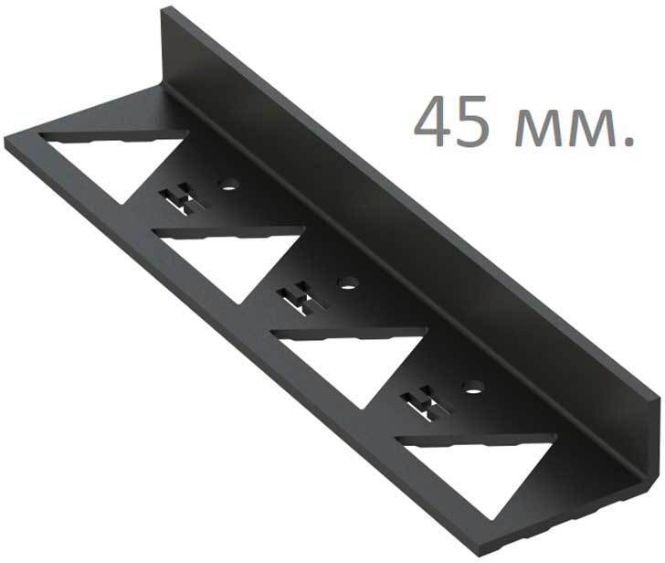 Пластиковый бордюр 45 мм, длина 3 м ГеоПластБорд