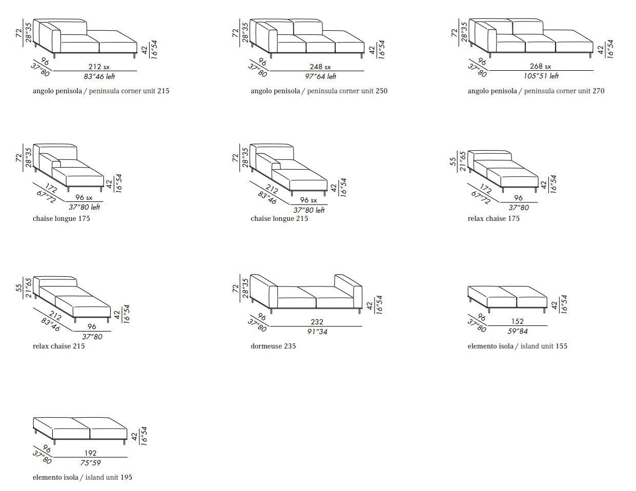 4-местный кожаный диван Meridiani Timothy ARCH-00151694 - Вид №4