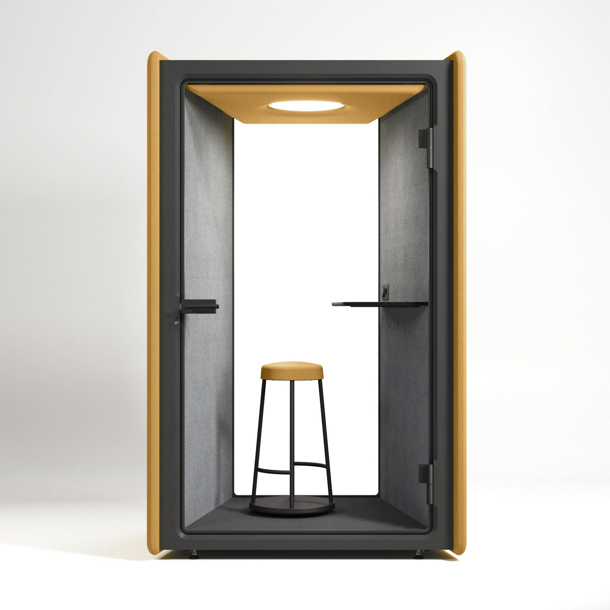 Одноместная акустическая офисная кабина со встроенным освещением Intuit by Softrend BOOTH ARCH-00012220 - Вид №3