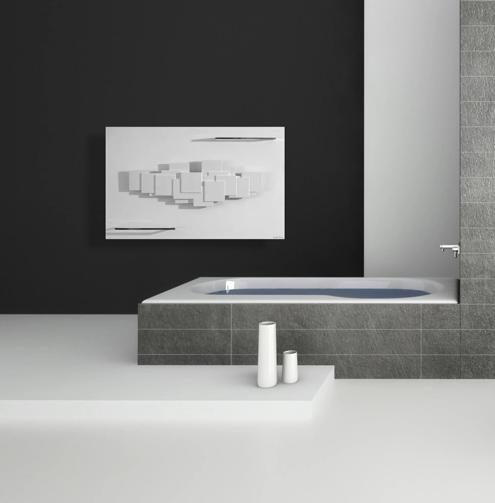 Электрический радиатор 200 x 50 cm Voile épure Cinier  1000 Вт sun-id-1218155 - Вид №2