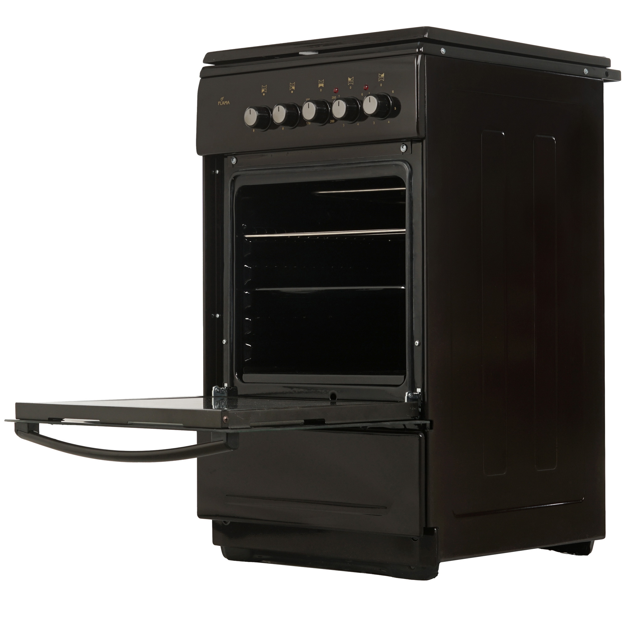 5305307 Комбинированная плита Flama L FK 2212 коричневый Flama group STDN-0120211 - Вид №4