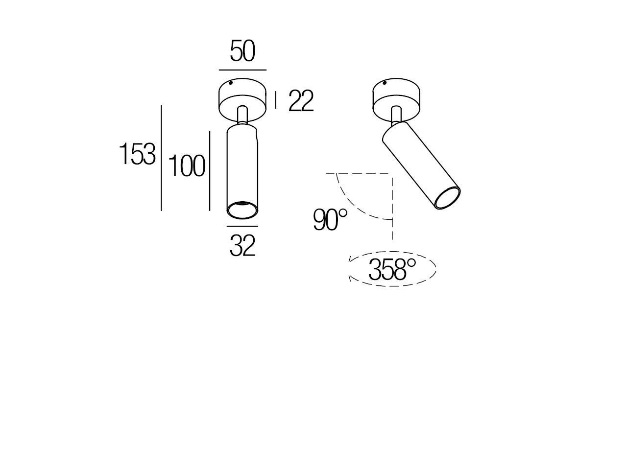 Регулируемый потолочный светодиодный прожектор Flexalighting MINIJOS S6 ARCH-00048671 - Вид №2