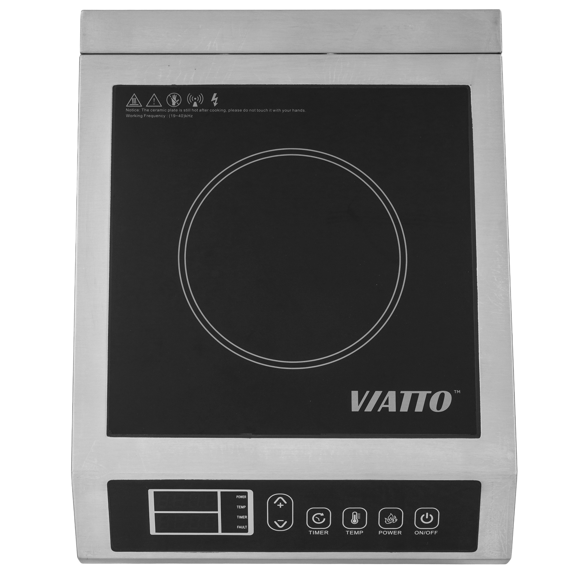 9909609 Плита компактная электрическая VIATTO VA‑IC3540PRO серебристый STDN-0074574