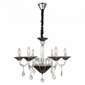 Подвесная люстра Globo Crown II 64121-6 GLOBO ДИЗАЙНЕРСКИЕ, CROWN II 108072 Черный