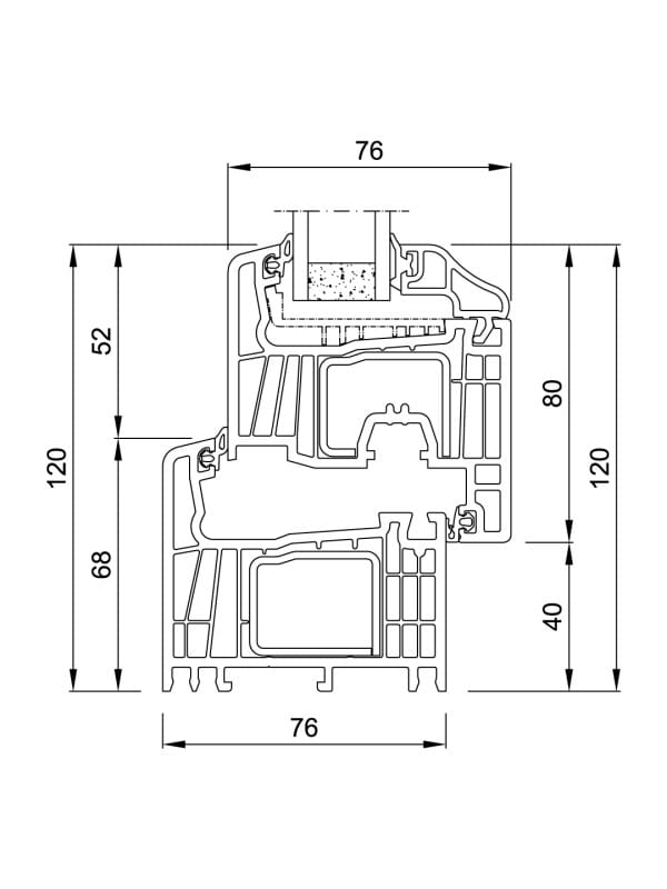 ПВХ раздвижные двери-окна NURITH DOMUS ARCH-00121332 - Вид №1