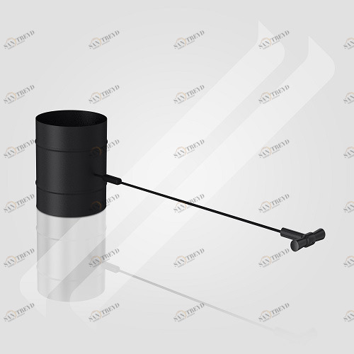 Шибер поворотный для камина MAGMA 130 мм 6005