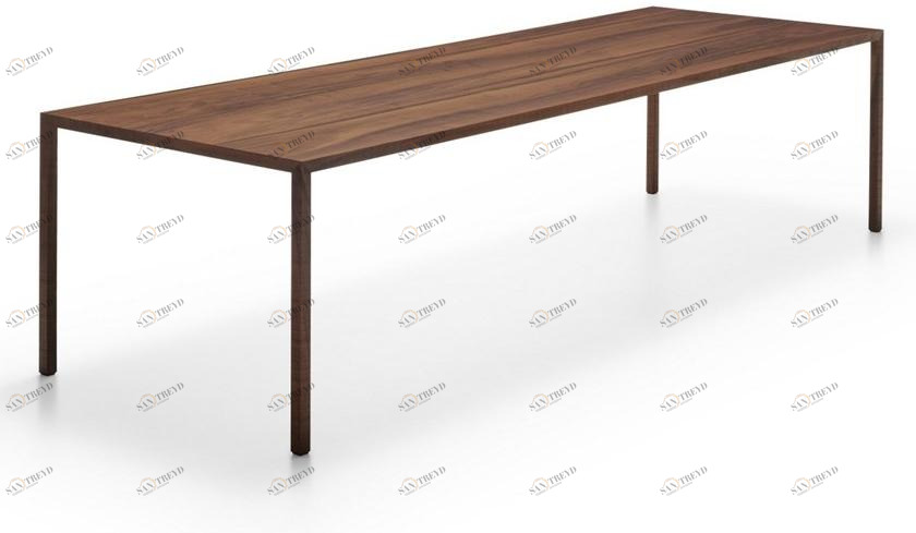 MDF Italia Прямоугольный стол из национального ореха Tense sun-id-1420873