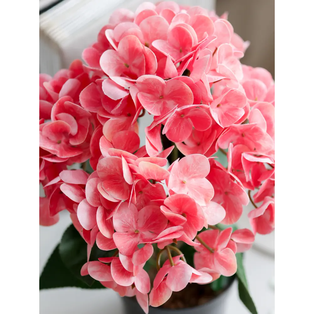 89356237 Искусственное растение в горшке гортензия h35 см цвет розовый STLM-0952900 Santreyd  - Вид №4