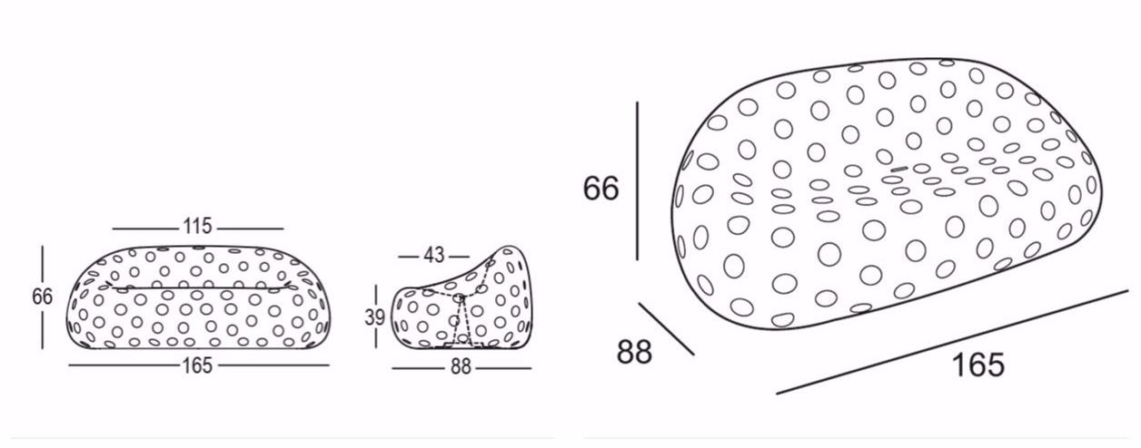 Plust 3-х местный полиэтиленовый диван Airball sun-id-1379188 - Вид №6