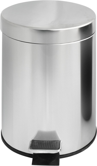2565.066 Урна с механизмом поднятия крышки 11303 нержав сталь 3л Solinne Puff  - Вид №4