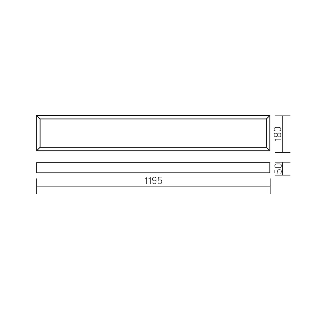 Панель светодиодная Varton 1195/180/50 OPL EM 30 Вт 1195x180 мм 3200 K IP40 82656388 STLM-2037586  - Вид №2