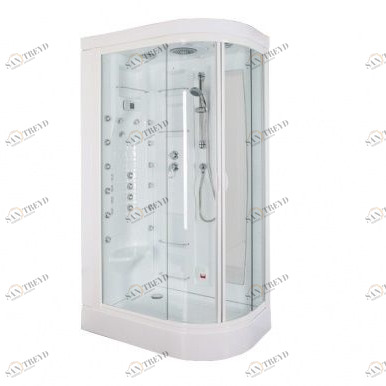 Душевая кабина Aquanet Hawaii 122x76 L с паром, прозрачное стекло 172451