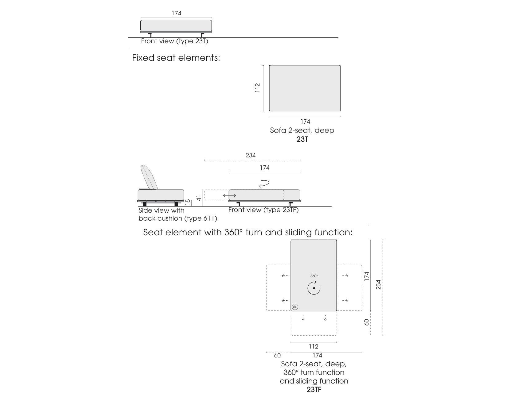 Диван с полуостровом Bullfrog TAO ARCH-00127525 - Вид №9
