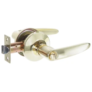 Ручка-защёлка Фабрика замков FZ 3501E BK, цвет глянцевое золото