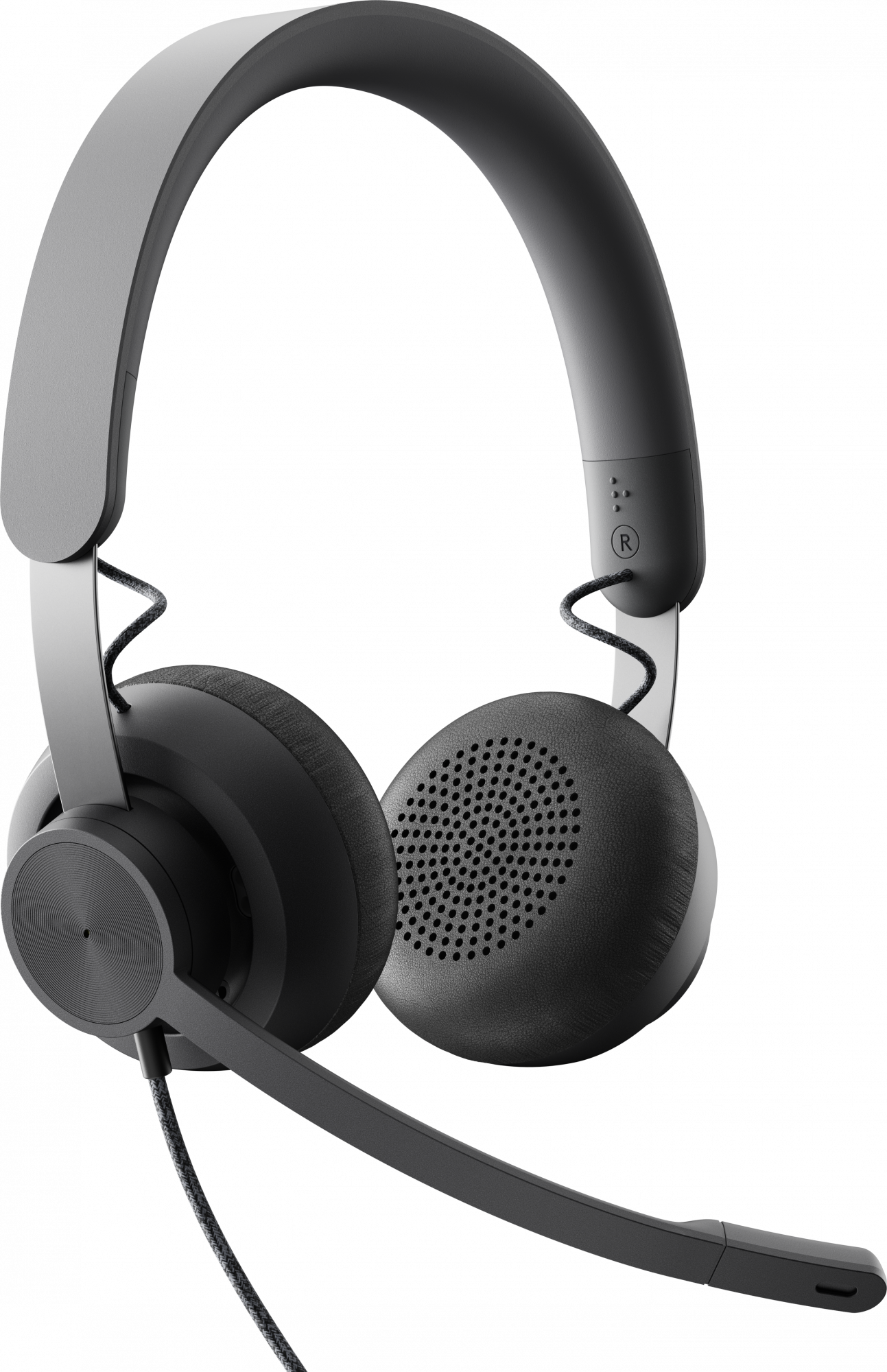 981-000875 headset zone wired uc graphite Logitech Santreyd 