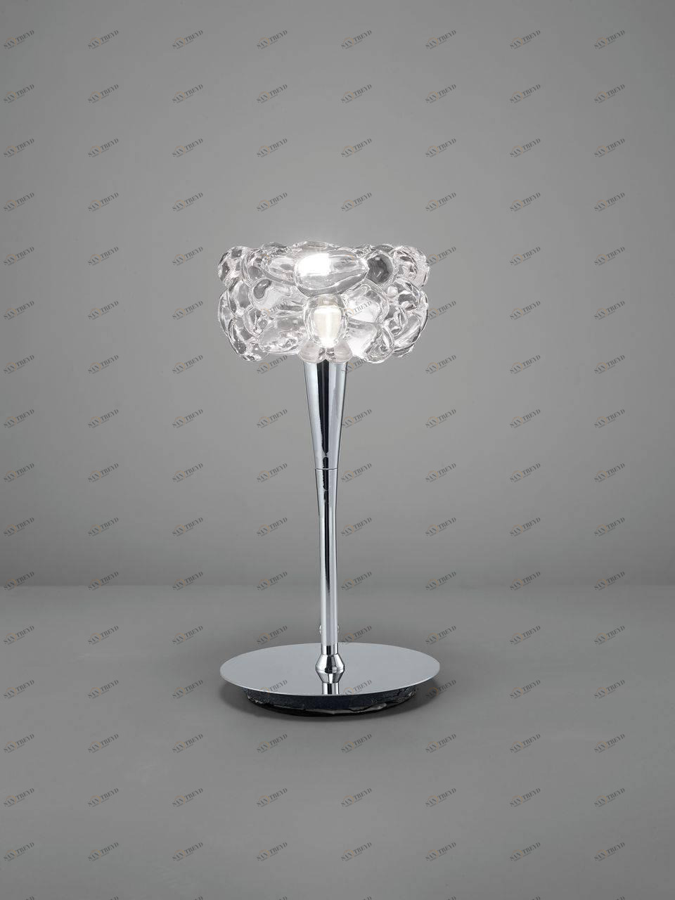 Настольная лампа Mantra O2 3928 MANTRA ИНТЕРЬЕРНЫЕ 079885 Прозрачный;хром 