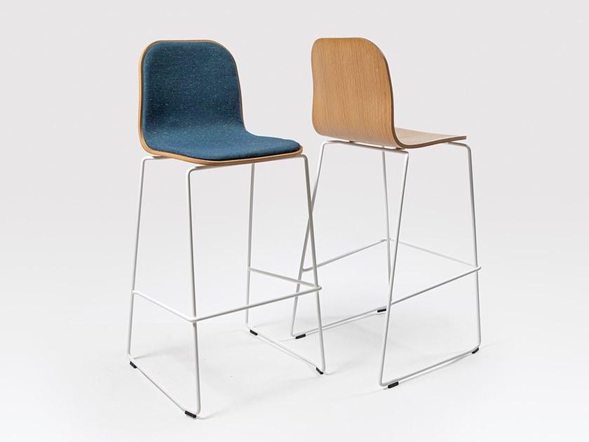 Liqui Contracts Барный стул на санках с подставкой для ног Jane sun-id-1355198 - Вид №3