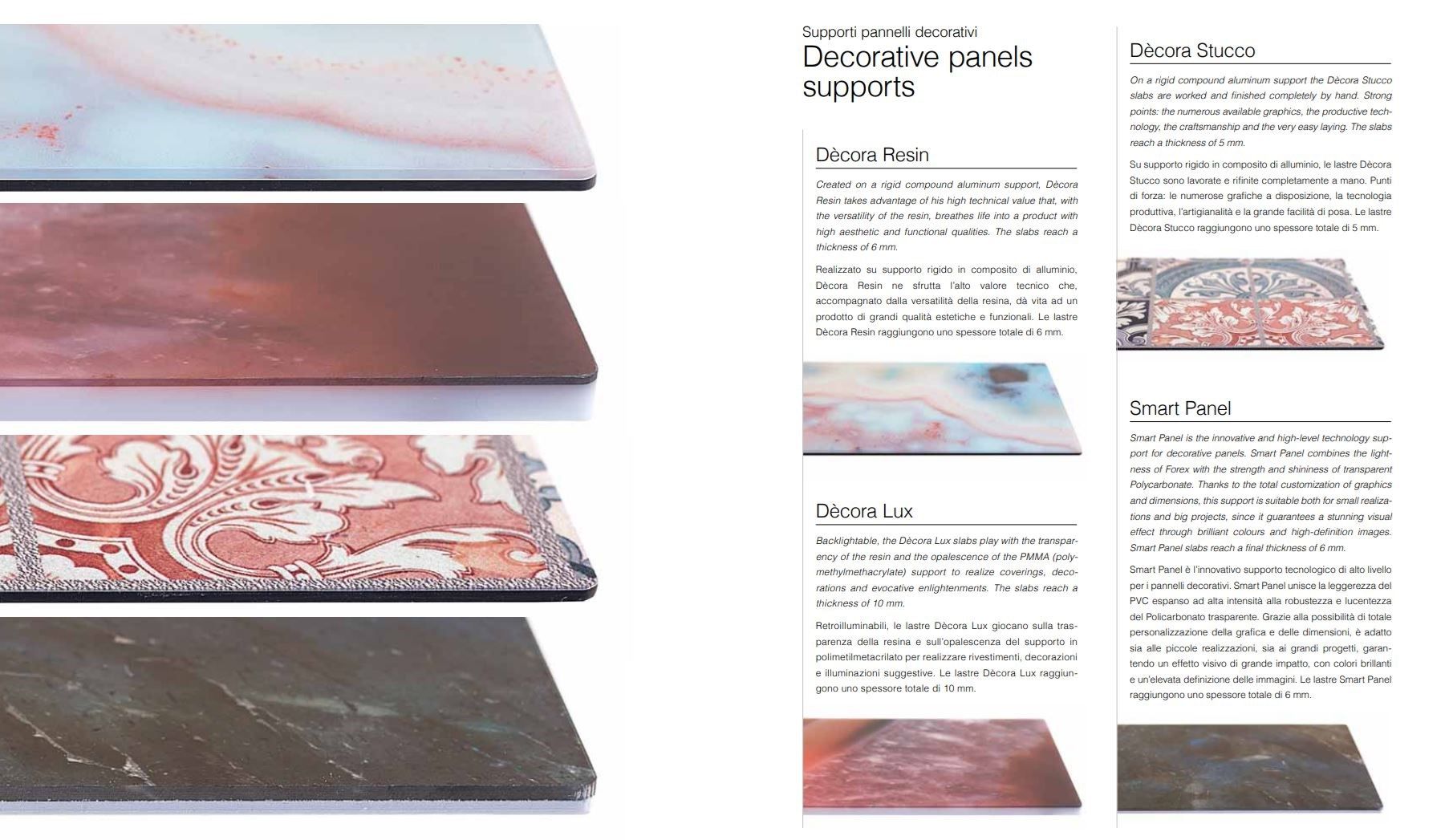 Декоративная панель из алюминия, стекла или ПММА Tecnografica драгоценные камни ARCH-00080629 - Вид №2