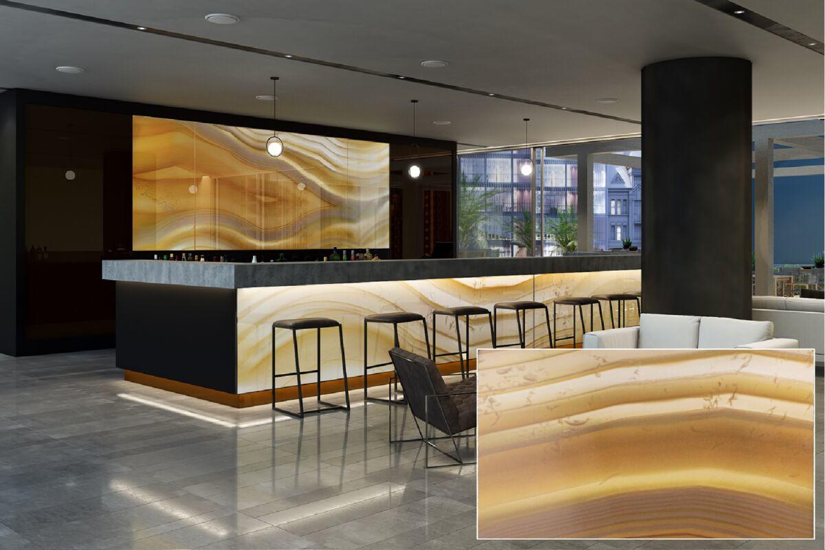 FSRT380 Стекло Vivispectra Zoom с прослойкой echeveria elegans Forms-surfaces  - Вид №7