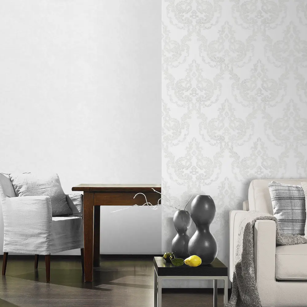 Обои флизелиновые Erismann Sorbonn белые 1.06 м ЭР60492-06 Sorbonne STLM-2190039 - Вид №5