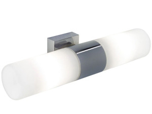 Стеклянный и металлический настенный светильник