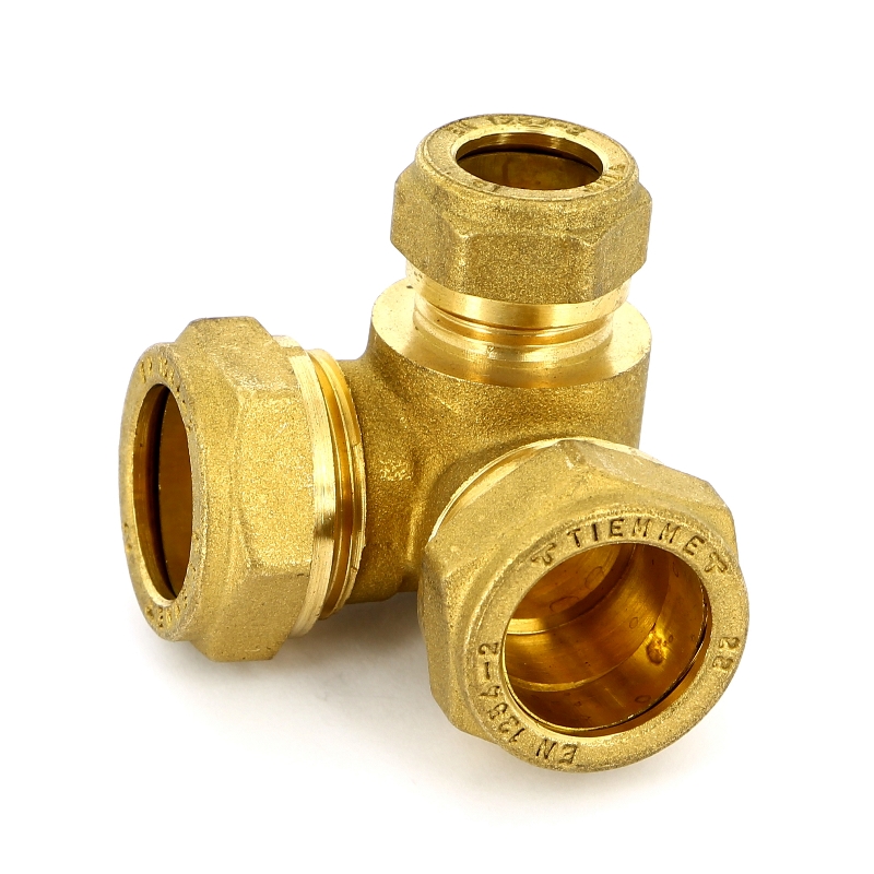 Тройник обжим трехплоскостной TIEMME 22х15х22 1000196 - Вид №1