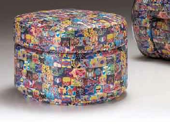 Круглый пуф