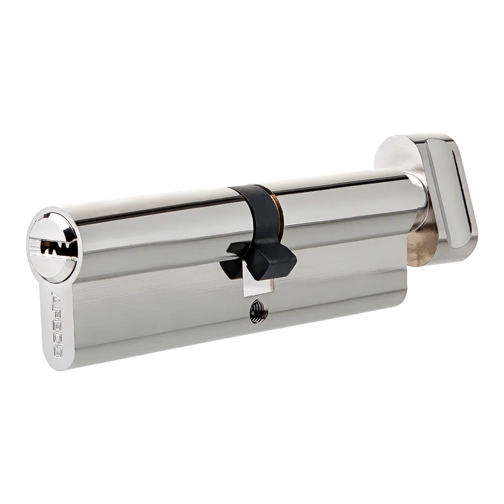 Цилиндр Apecs SM-95(45C/50)-C-NI, 45x50 мм, ключ/вертушка, цвет никель ЦИЛИНДР APECS SM-95(45C/50)-C-NI КЛ-ВЕРТ STLM-2087673