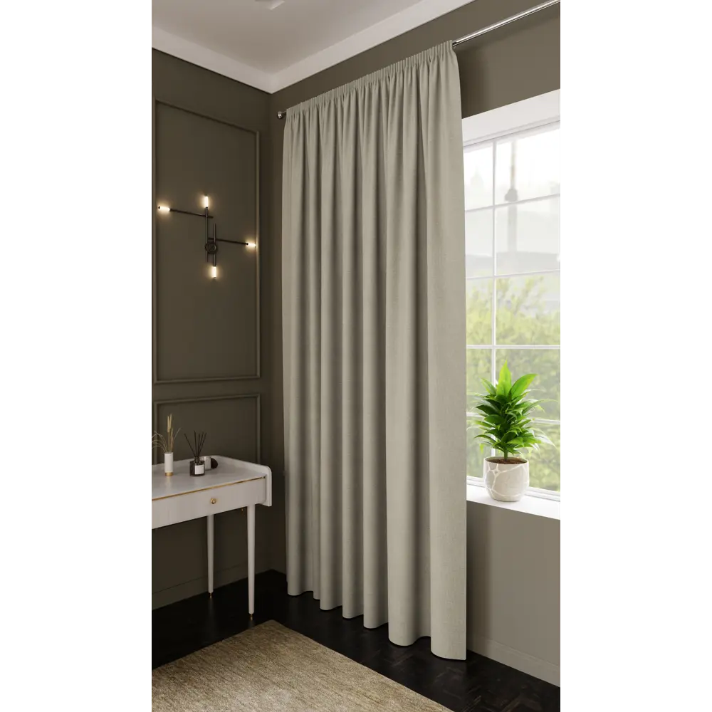 Штора на ленте Senso 200x280 см цвет бежевый MIAMOZA STLM-2155202 - Вид №6