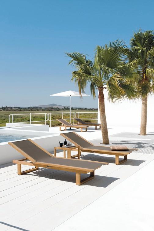 MNST1079 Журнальные столики teak 180см x 90см Manutti Siena - Вид №6