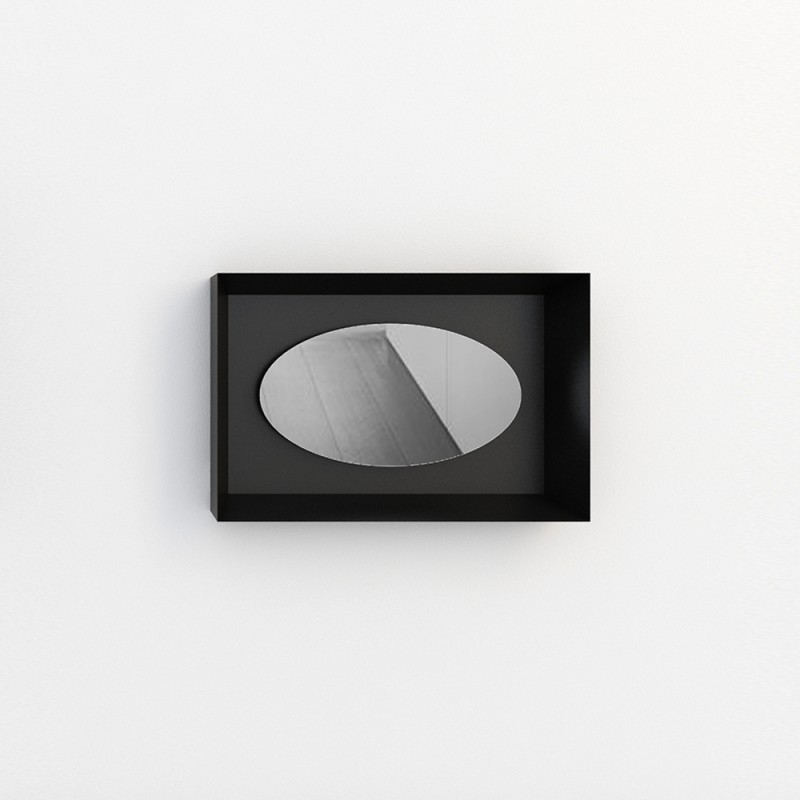 F155AX80 VIP зеркало Adriani e Rossi глянцевый черный  - Вид №2